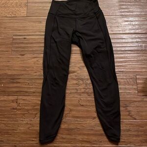 Lululemon Featherlight Black 7/8 LengthTight Size 6